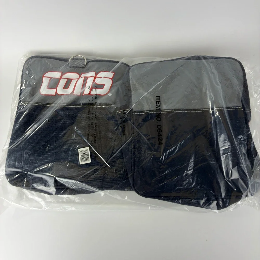 Vintage Converse CONS Duffle Bag Gray Black Large Gym Travel Sport Bag NWT NOS